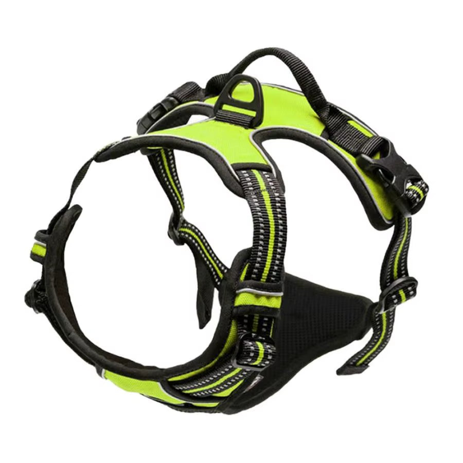 No Pull Dog Harness Front Clip Heavy Duty Reflective Easy Control Handle for Large Dog Walking